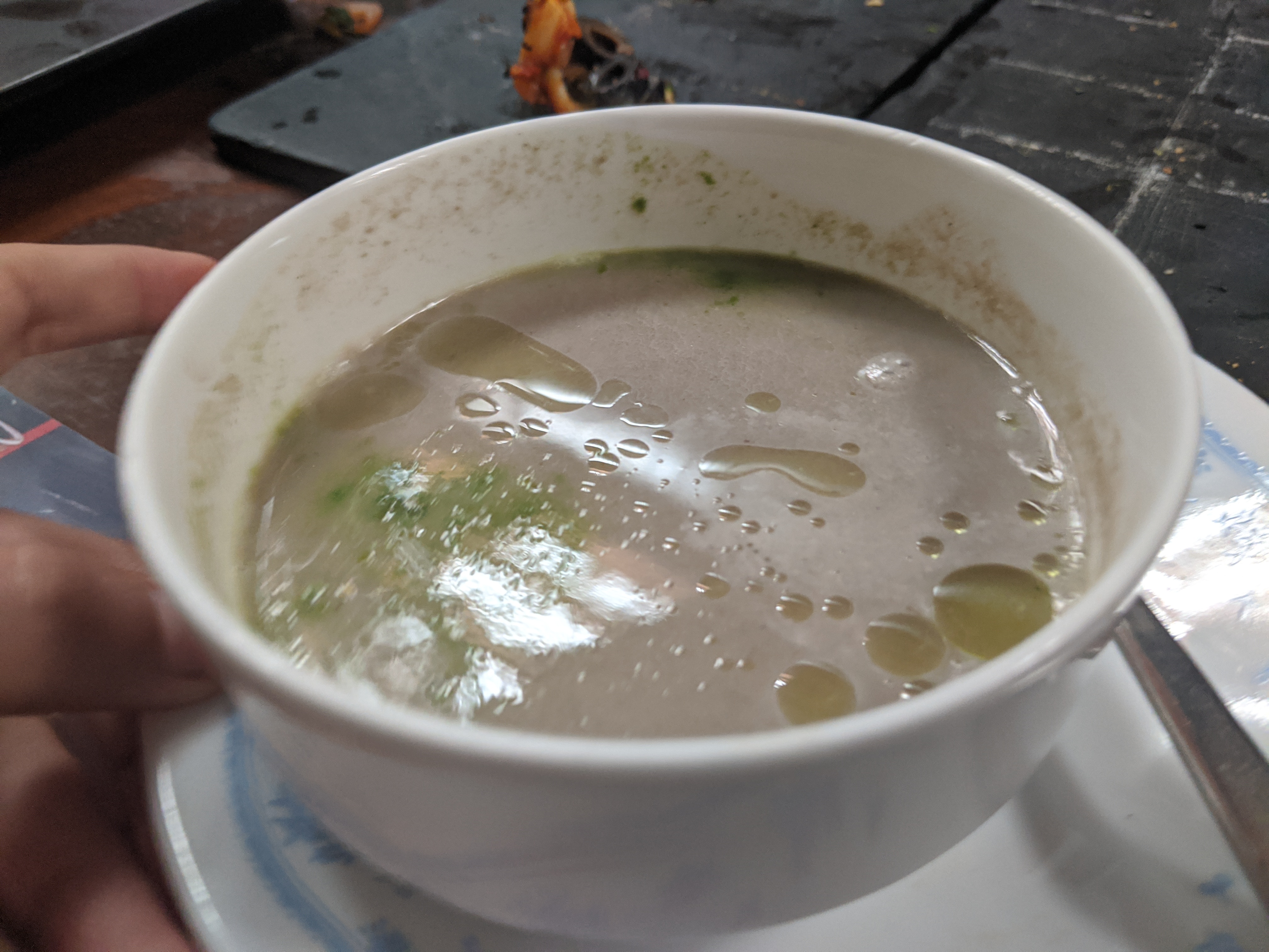 mushroom-with-basil-oil-drizzle-soup