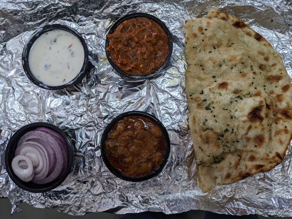 choor choor naan meal from delhi highway