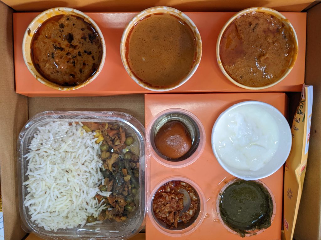 premium non veg explorer thali ghee and turmeric