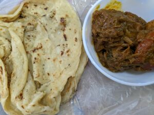 chicken roast meal from taste of kerala