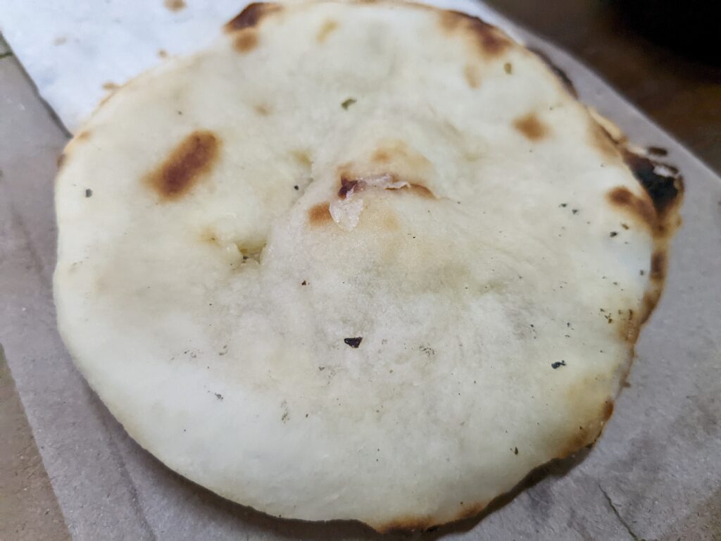 mini blue cheese kulcha from namak by the ghost chef