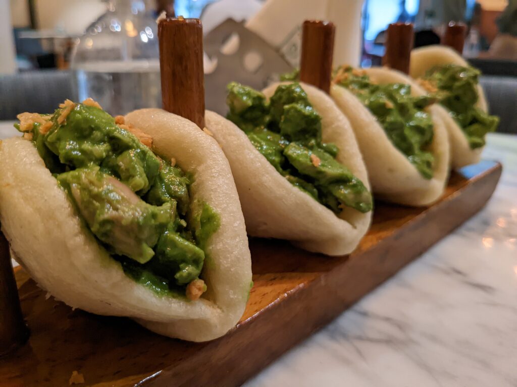 chicken thai curry bao from canto cafe bar