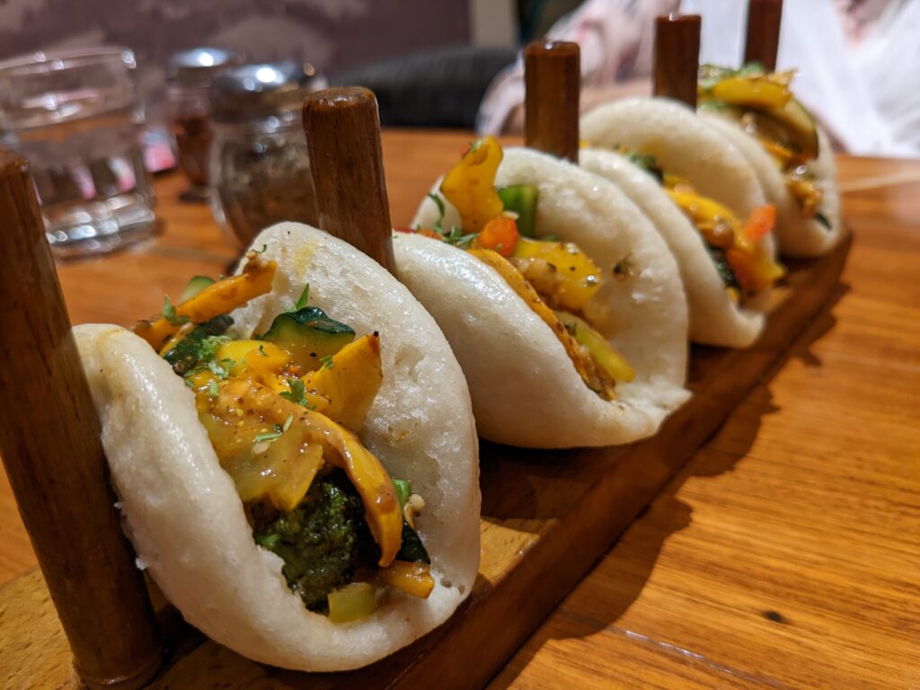 exotic veggies bao from canto cafe bar